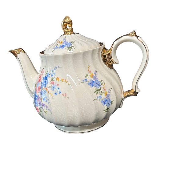 sadler England Kitchen Vintage Sadler England Teapot Floral Flowers